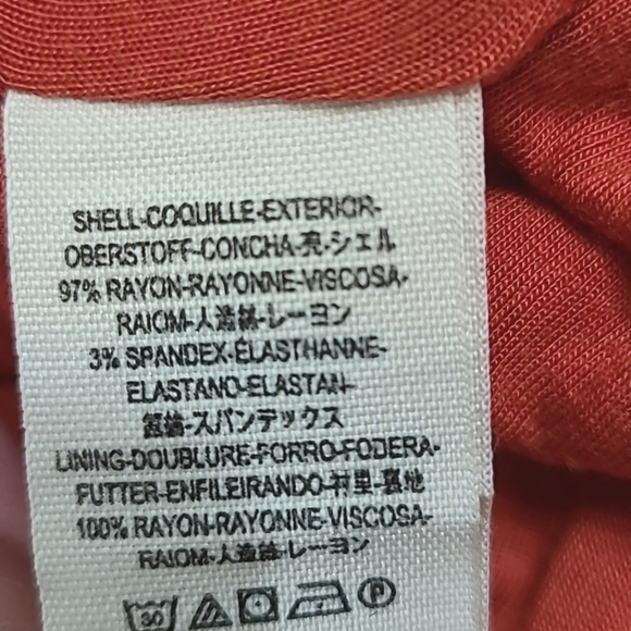 FREE PEOPLE Red-Orange Open Back Lined Dress, size Small - Picture 6 of 6